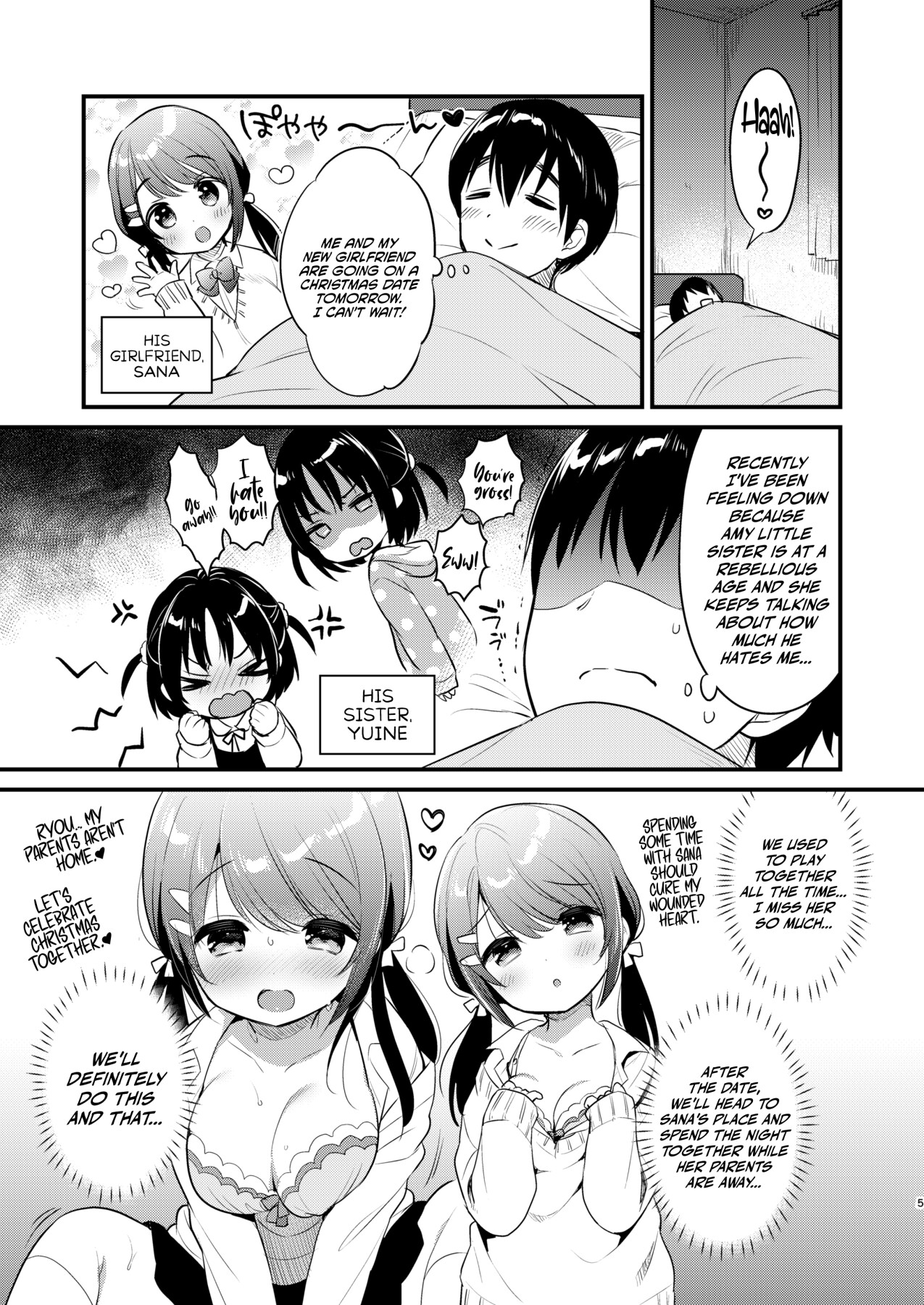 Hentai Manga Comic-Pushy Little Sister Bullying Her Meek Brother-Read-3